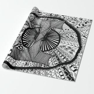 無音ラップのノット ラッピングペーパー