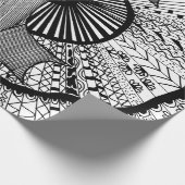 無音ラップのノット ラッピングペーパー (角)