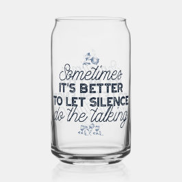 無音力 – 感動的引用文 ガラス缶