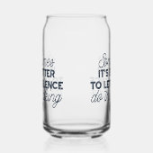 無音力 – 感動的引用文 ガラス缶 (右)