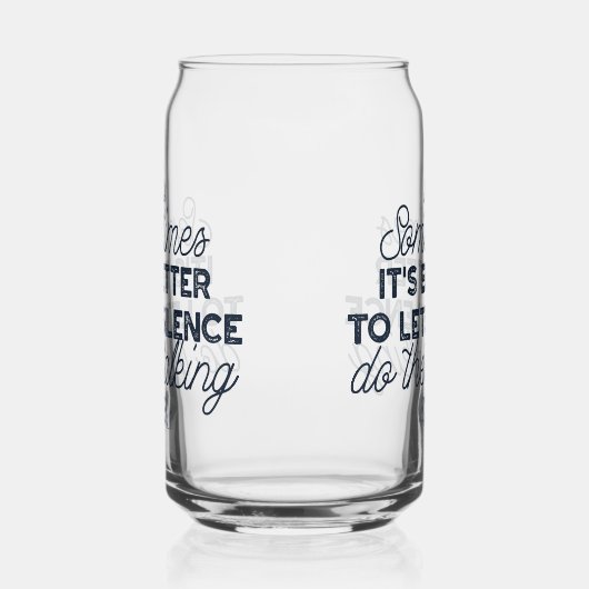 無音力 – 感動的引用文 ガラス缶 (右)