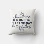 無音力 – 感動的引用文 クッション (裏面)