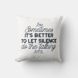 無音力 – 感動的引用文 クッション