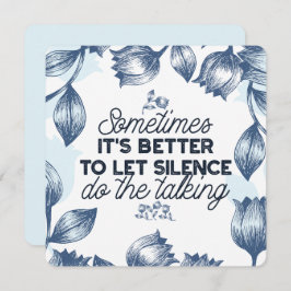 無音力 – 感動的引用文 シーズンカード