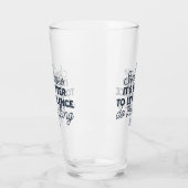 無音力 – 感動的引用文 タンブラーグラス (左)