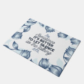 無音力 – 感動的引用文 ドアマット (アングル)