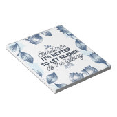 無音力 – 感動的引用文 ノートパッド (アングル)