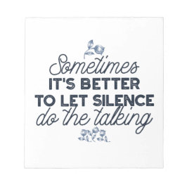 無音力 – 感動的引用文 ノートパッド