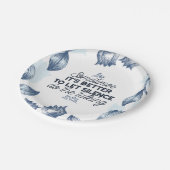 無音力 – 感動的引用文 ペーパープレート (アングル)