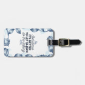 無音力 – 感動的引用文 ラゲッジタグ (正面横)