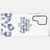 無音力 – 感動的引用文 SAMSUNG GALAXYケース (裏面横)