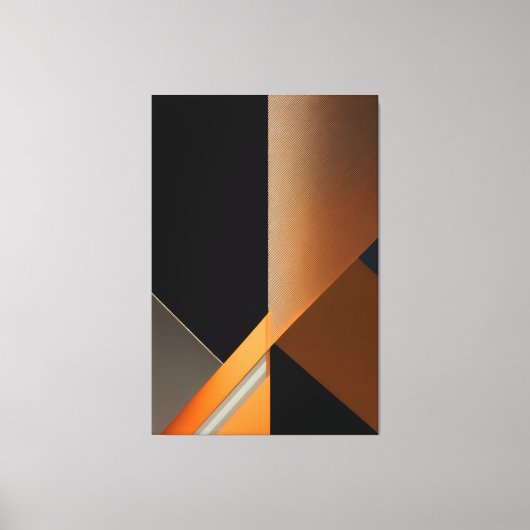 無音形状 キャンバスプリント (正面)