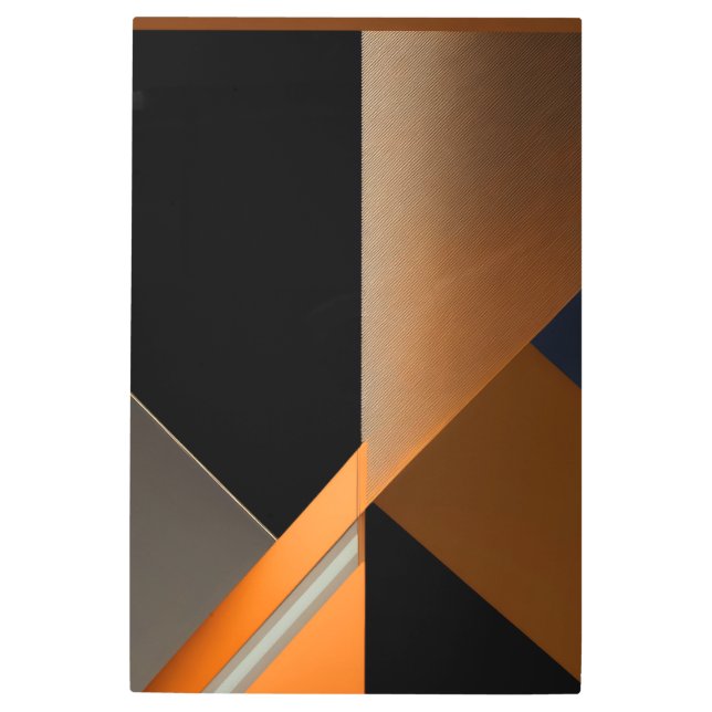 無音形状 メタルプリント (正面)