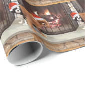 無頓着なクリスマスの覆い ラッピングペーパー (ロールコーナー)