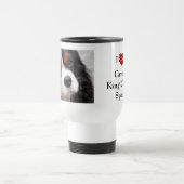 無頓着なチャールズ王スパニエル犬のお母さん トラベルマグ (中央)