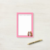 無頓着なチャールズ王スパニエル犬のポートレート|はあなたの加えます ポストイット (デスク上)