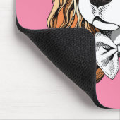 無頓着なチャールズ王スパニエル犬のポートレート マウスパッド (コーナー)