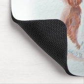 無頓着なチャールズ王スパニエル犬のマウスパッド マウスパッド (コーナー)