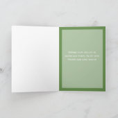 無頓着なチャールズ王スパニエル犬の休日カード シーズンカード (内部)