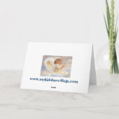 無頓着なチャールズ王スパニエル犬の悔やみや弔慰カード カード (裏面)