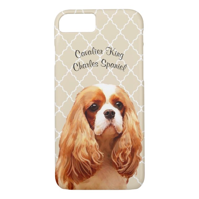 無頓着なチャールズ王スパニエル犬の携帯電話の箱 Case-Mate iPhoneケース (裏面)