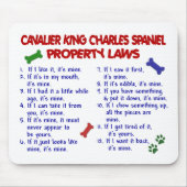 無頓着なチャールズ王スパニエル犬の特性の法律2 マウスパッド (正面)