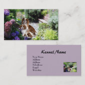 無頓着なチャールズ王スパニエル犬のBreedeの名刺 名刺 (正面/裏面)