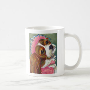 無頓着なチャールズ王スパニエル犬犬のプリンセスの芸術 コーヒーマグカップ