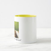 無頓着なチャールズ王スパニエル犬犬の芸術のマグ マグカップ (中央)