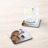 無頓着なチャールズ王スパニエル犬 コースター (右側)