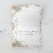 無頓着なチャールズ王スパニエル犬 サンキューカード (内部)