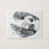 無頓着なチャールズ王スパニエル犬 ジグソーパズル (横)