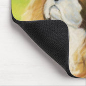 "無頓着なチャールズ王スパニエル犬"犬の芸術のマウスパッド マウスパッド (コーナー)