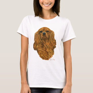無頓着なチャールズ王スパニエル犬 Tシャツ