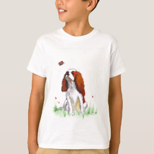 無頓着なチャールズ王スパニエル犬CKC Tシャツ