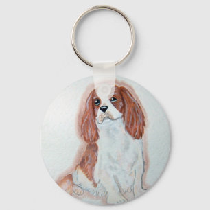 無頓着なチャールズ王スパニエル犬Keychain キーホルダー