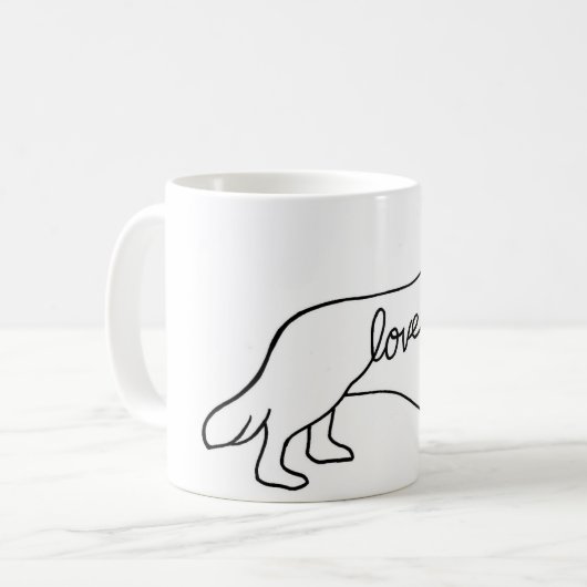 無頓着な愛マグ マグカップ (正面左)