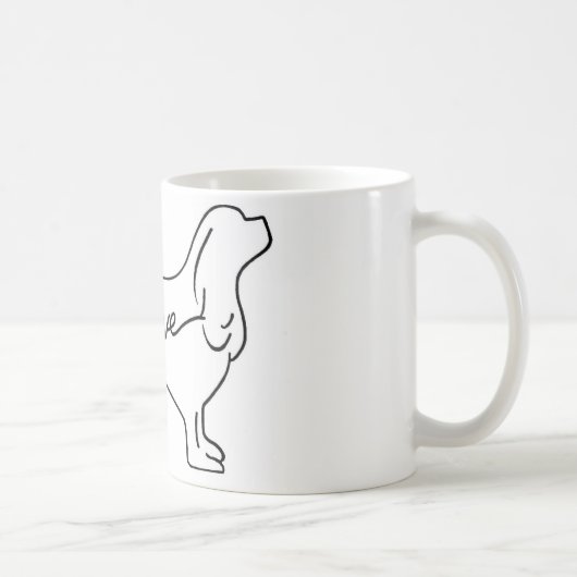 無頓着な愛マグ マグカップ (右)