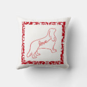 無頓着な愛装飾用クッション2 クッション (裏面)