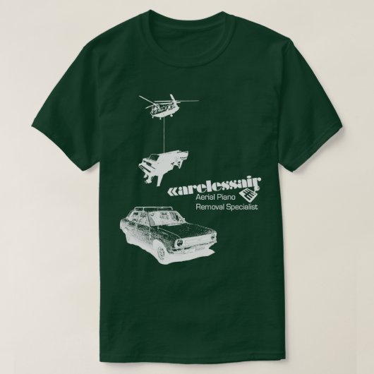 無頓着な空気の暗さ Tシャツ (デザイン正面)