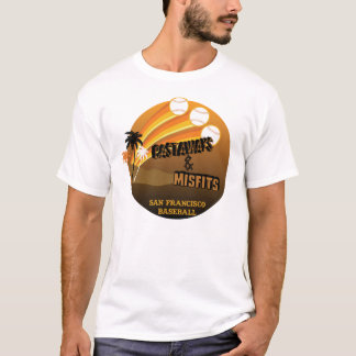 無頼漢及び不適当な物の野球のワイシャツ Tシャツ