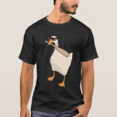 無題おもしろいのグースゲームミームがそれに対応 Tシャツ (正面)