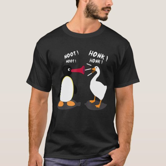 無題おもしろいグースゲームミームHONK NOT Tシャツ (正面)