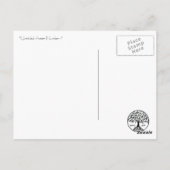 無題のアスター番号1 ポストカード (裏面)