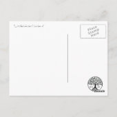 無題のアスター番号4 ポストカード (裏面)