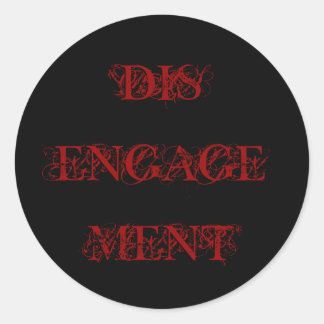 無題のステッカー ラウンドシール