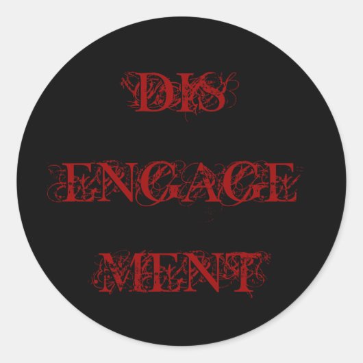 無題のステッカー ラウンドシール (正面)