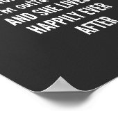 無題のデザイン私はアウトタだと言った賢い女性 ポスター (角)