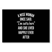 無題のデザイン賢い女性が俺は出て行けと言った事があった テーブルナンバー (正面)