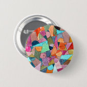 無題のパウル・クレー 缶バッジ (正面&裏面)